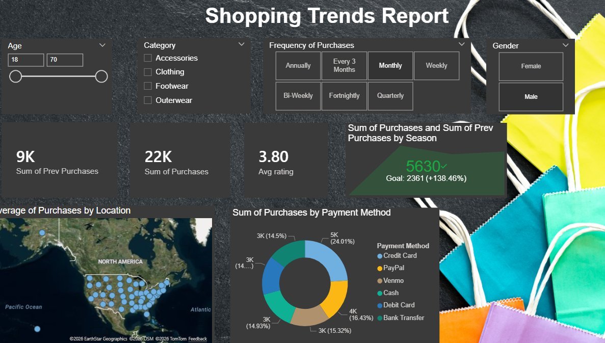 Shopping Trends Report